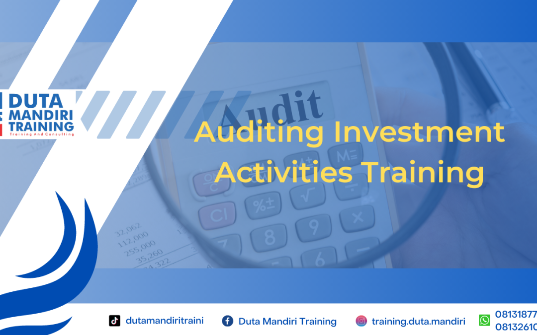 Auditing Investment Activities Training