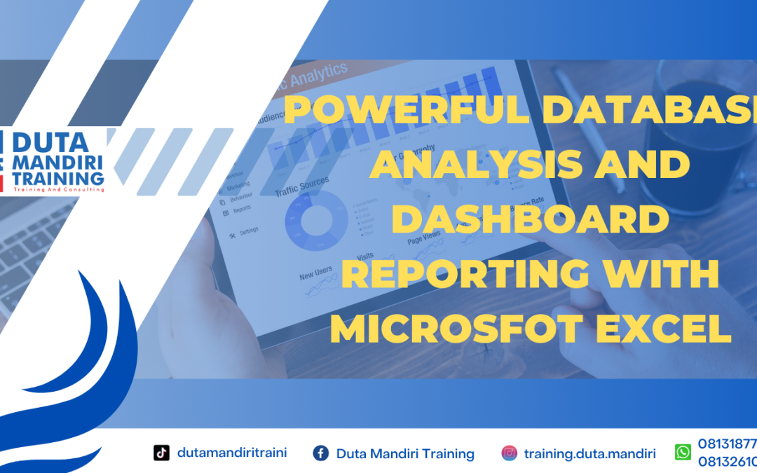 POWERFUL DATABASE ANALYSIS AND DASHBOARD REPORTING WITH MICROSFOT EXCEL